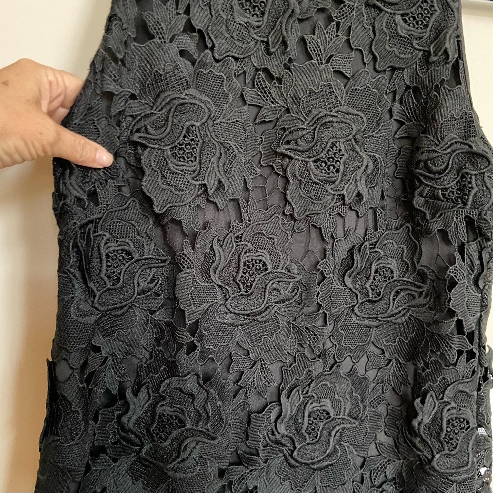 J Crew Collection Black‎ Lace Mini Dress - Picture 6 of 10